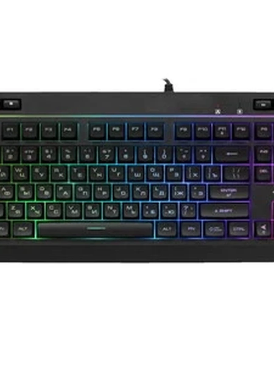 Клавиатура проводная DEXP Friendly Fire TKL [мембранная, 93кл, RGB] Черная