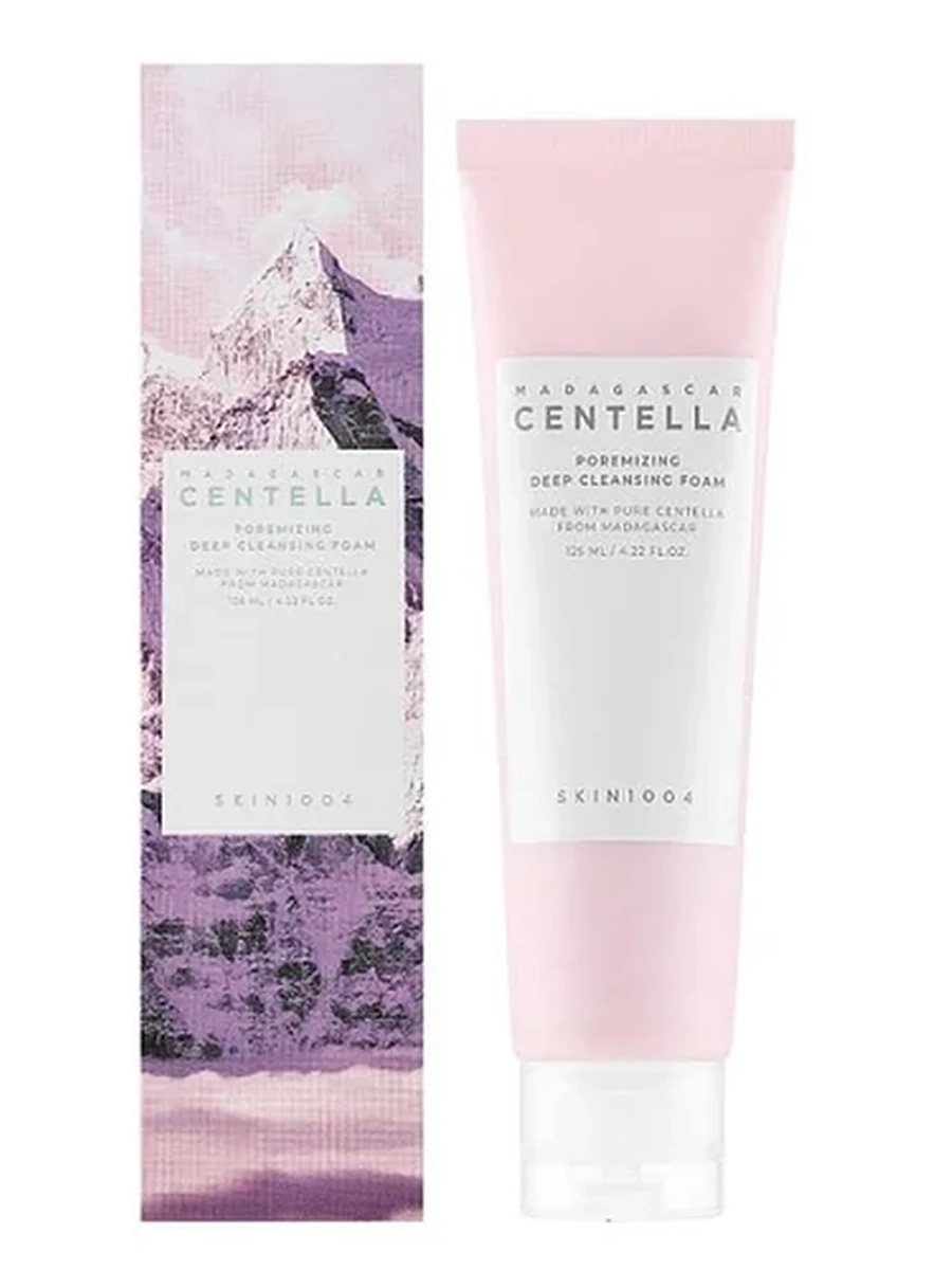 ПЕНКА ДЛЯ УМЫВАНИЯ MADAGASCAR CENTELLA POREMIZING DEEP CLEANSING FOAM 125ML (SKIN1004)