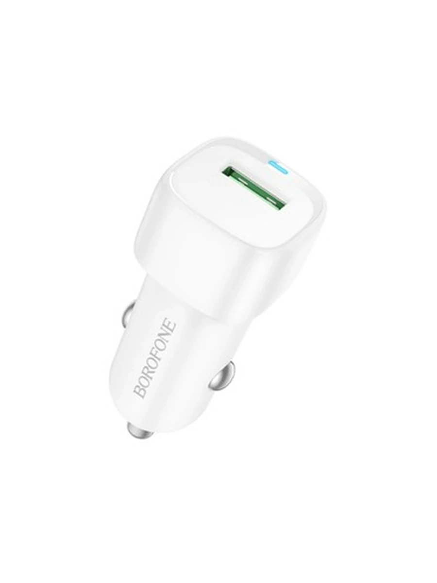 Авто адаптеры BOROFONE BZ34 Cloud single port QC3.0 car charger white