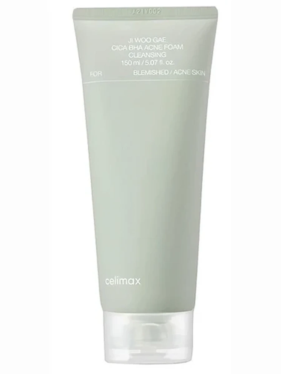 Пенка для умывания Celimax Ji Woo Gae Cica BHA Acne Foam cleansing 150ml ПЕН277