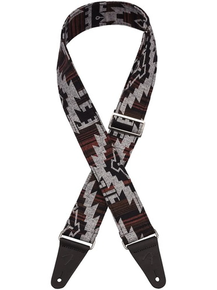 Fender Zion Strap, Black Aztec, 2" Fender