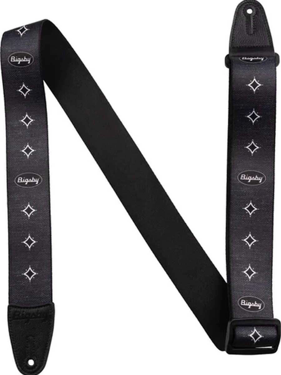 Bigsby Bigsby® Star Graphic Strap, Black, 2" 180-2726-001 Bigsby