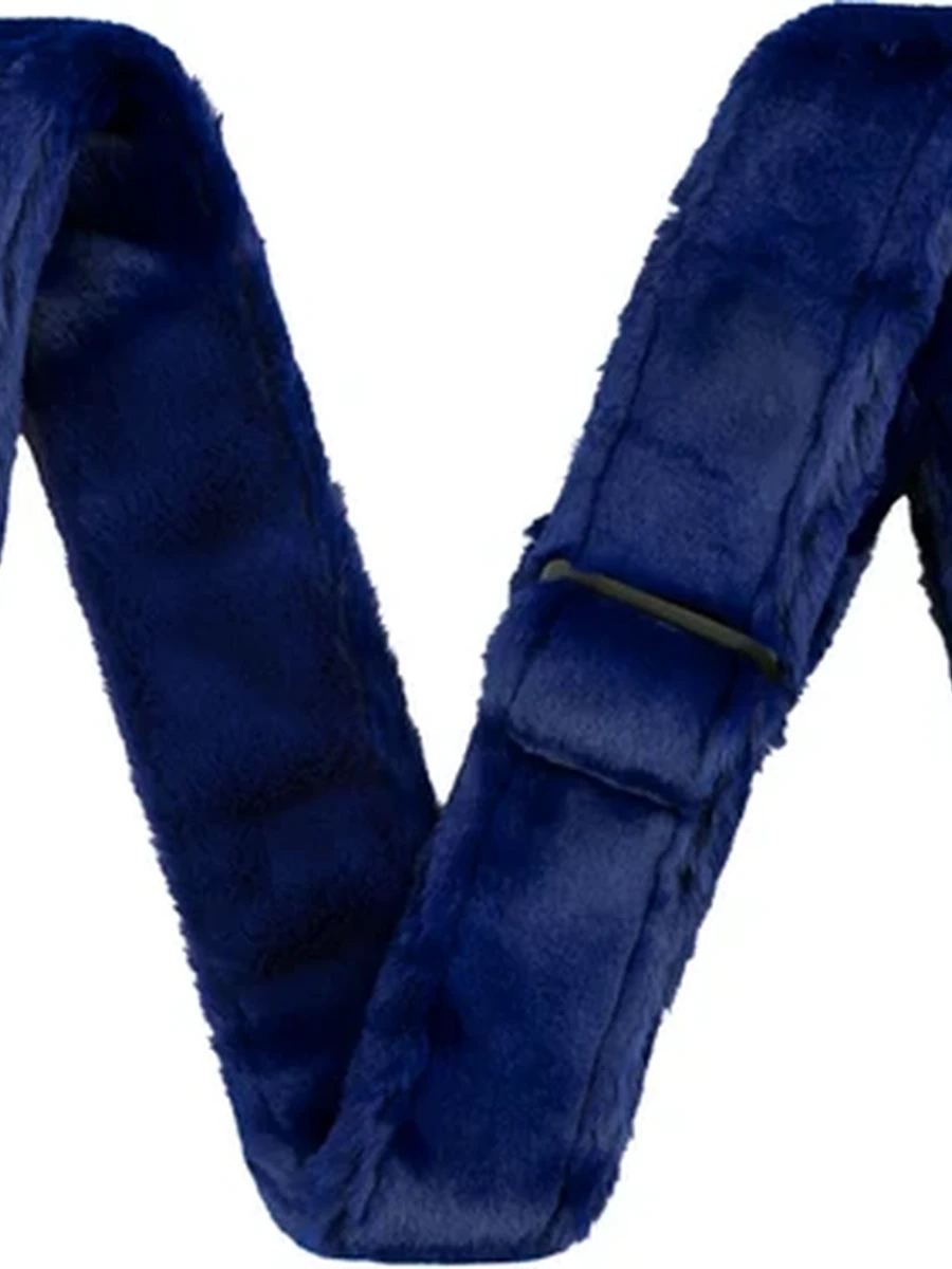Fender Poodle Plush Strap, Blue 099-0642-027 Fender