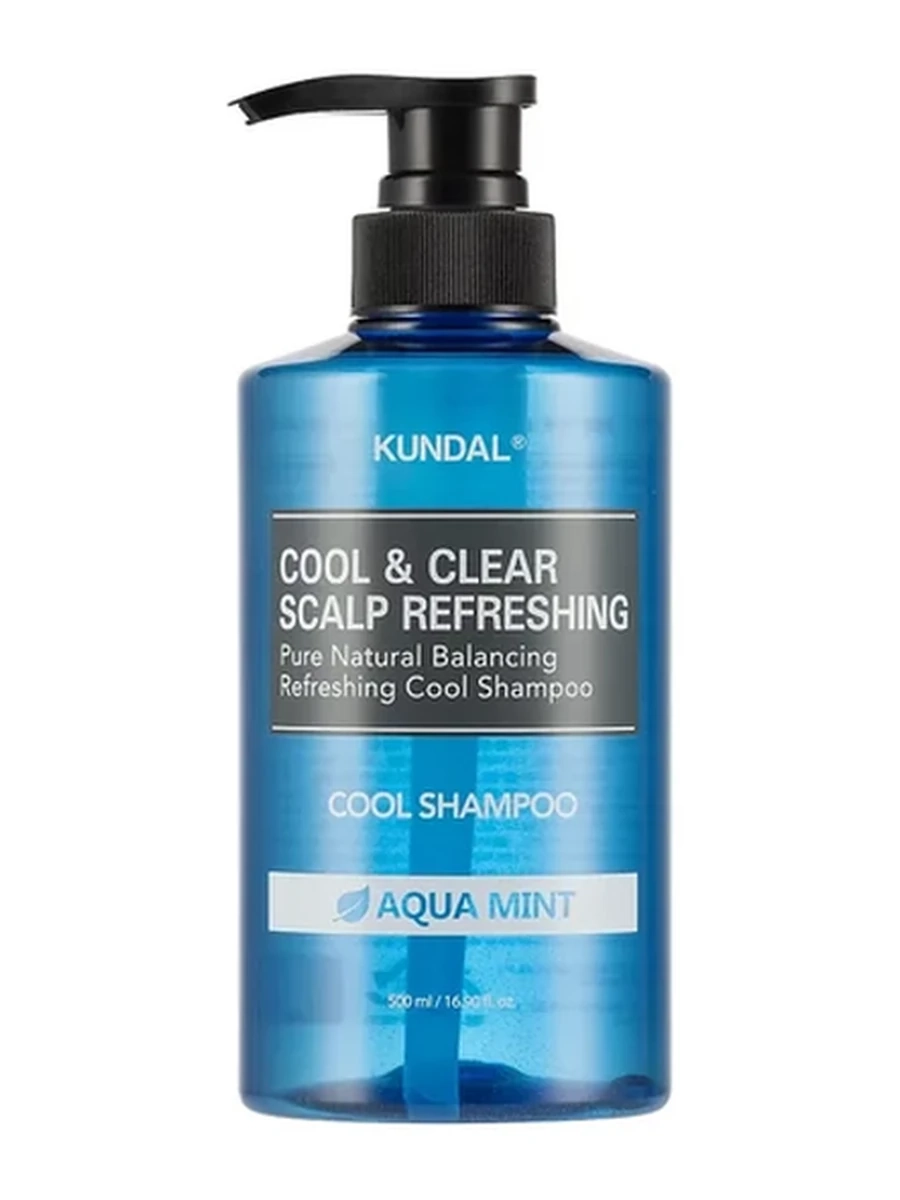 Шампунь Kundal Cool/Clear Scalp Refreshing 500 ml Aqua Mint ШП0284