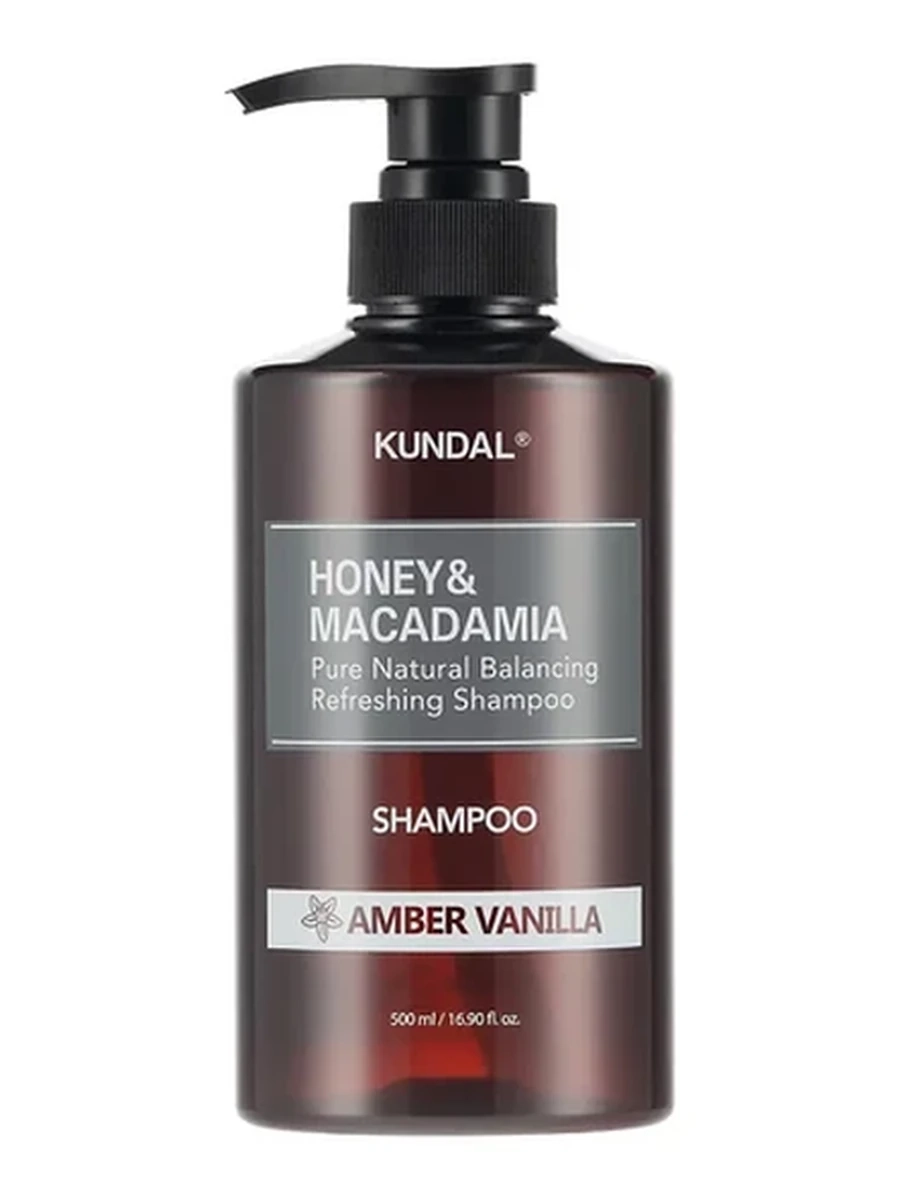 Шампунь Kundal Honey & Macadamia Balancing Amber Vanilla 500ml ШП0271