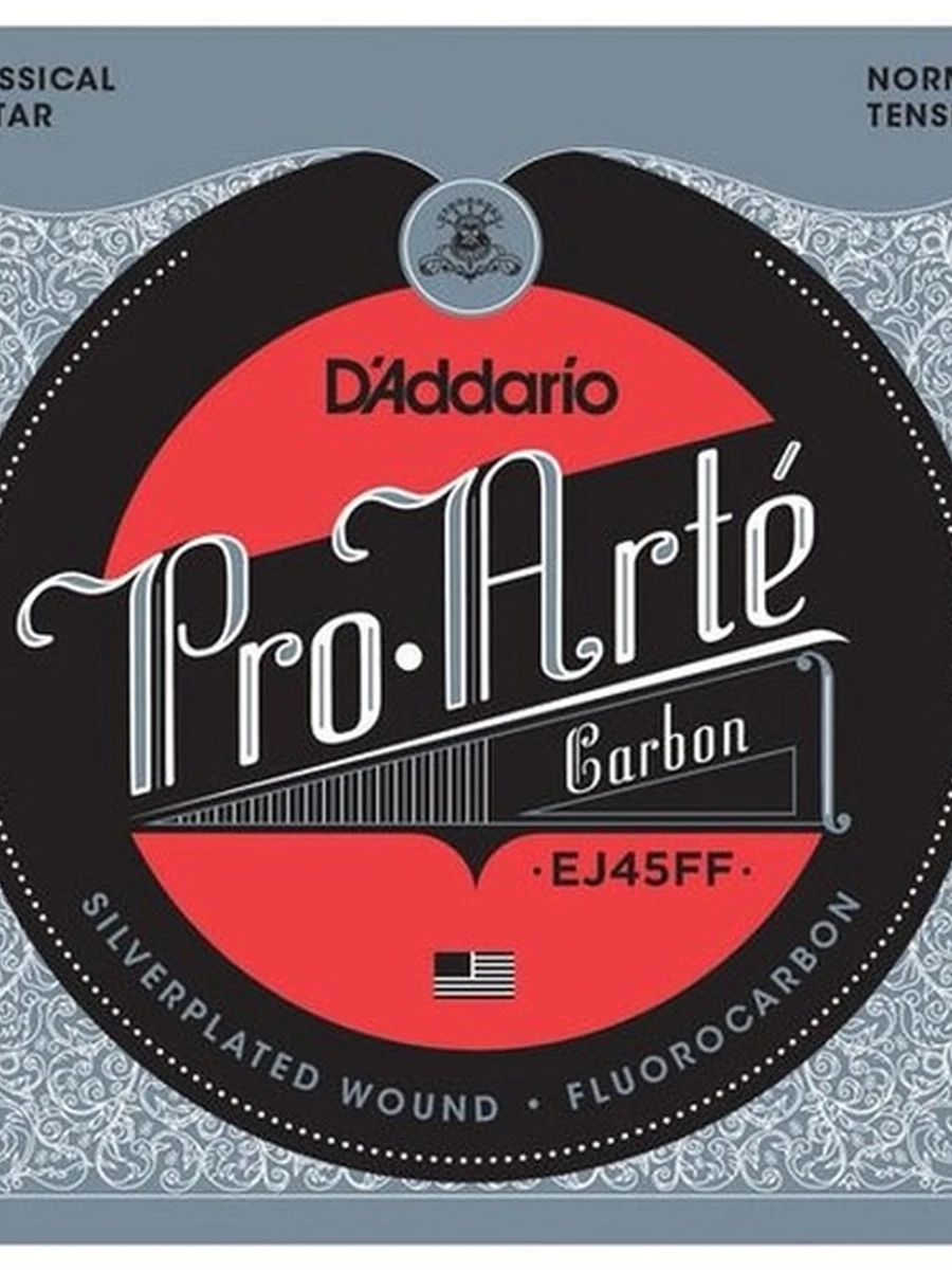 D'Addario EJ45FF PRO-ARTE CARBON NORMAL TENSION Струны для классической гитары, нормальное натяжение D'Addario