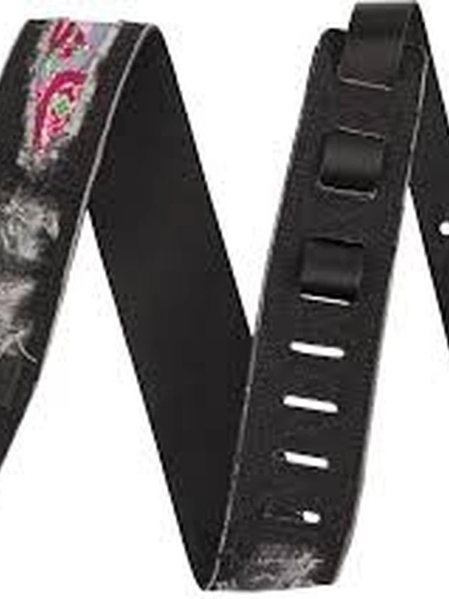 Fender Fender® x Wrangler® Ripped Denim Strap, Black Fender