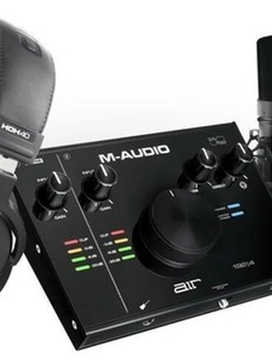 M-audio AIR 192 4 Vocal Studio Pro Комплект: USB аудиоинтерфейс, наушники,  студийный микрофон M-Audio