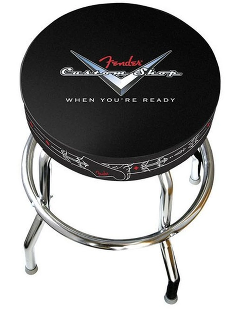 Fender Custom Shop Pinstripe Barstool, 30" Fender