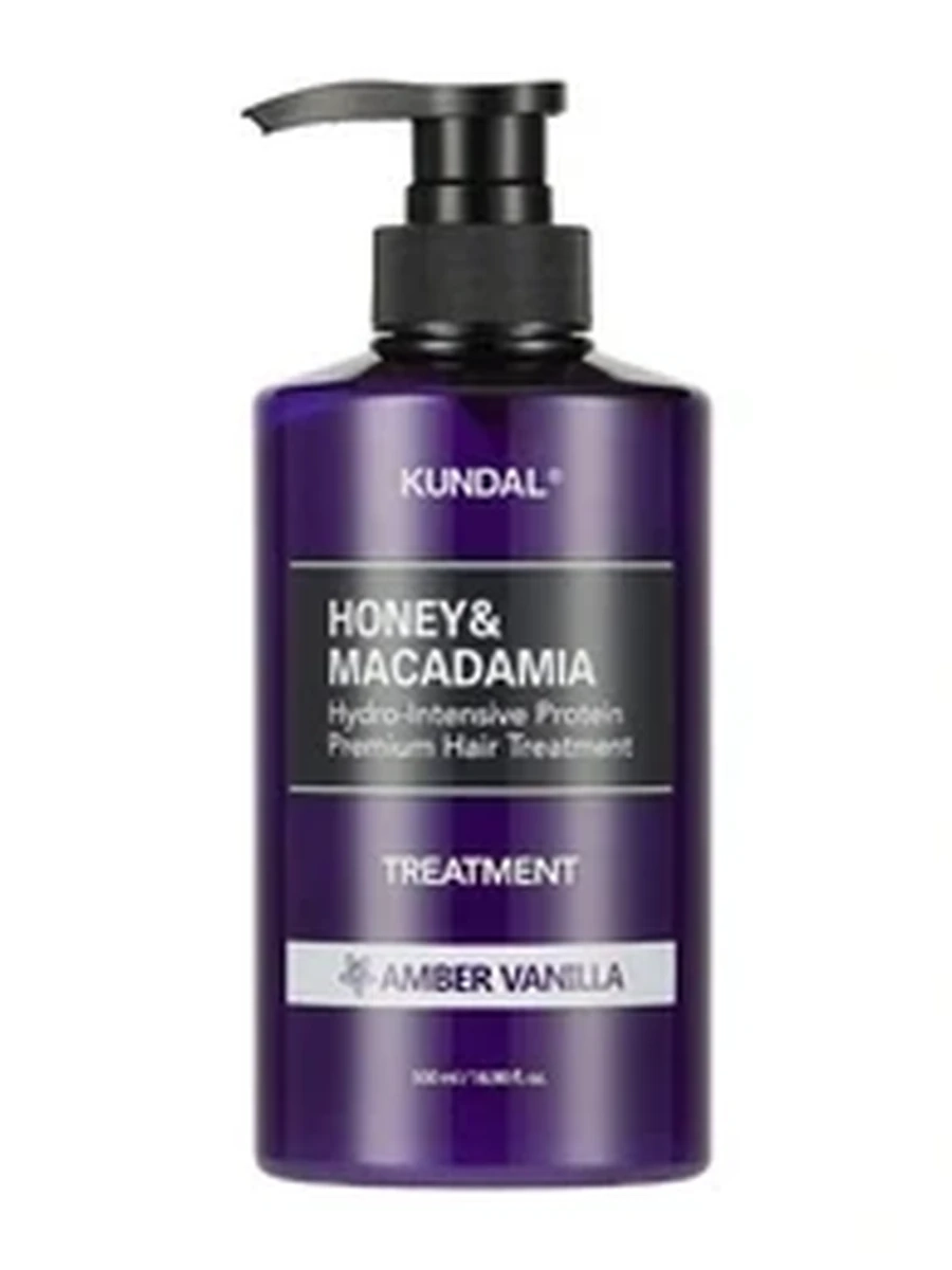 Бальзам кондиционер Kundal Honey&Macadamia Protein Premium Amber Vanilla 500 ml БК0159