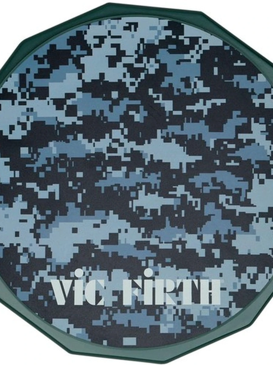 Vic Firth (камуфляж) 12' VXPPDC12 Тренировочный пэд  односторонний 12", резьбовой разъём 8 мм Vic Firth