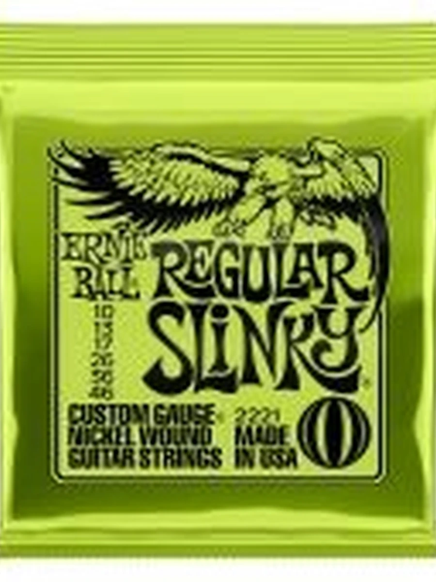 ErnieBall 2221 - струны для эл.гитары Nickel Wound Regular Slinky (10-13-17-26-36-46)