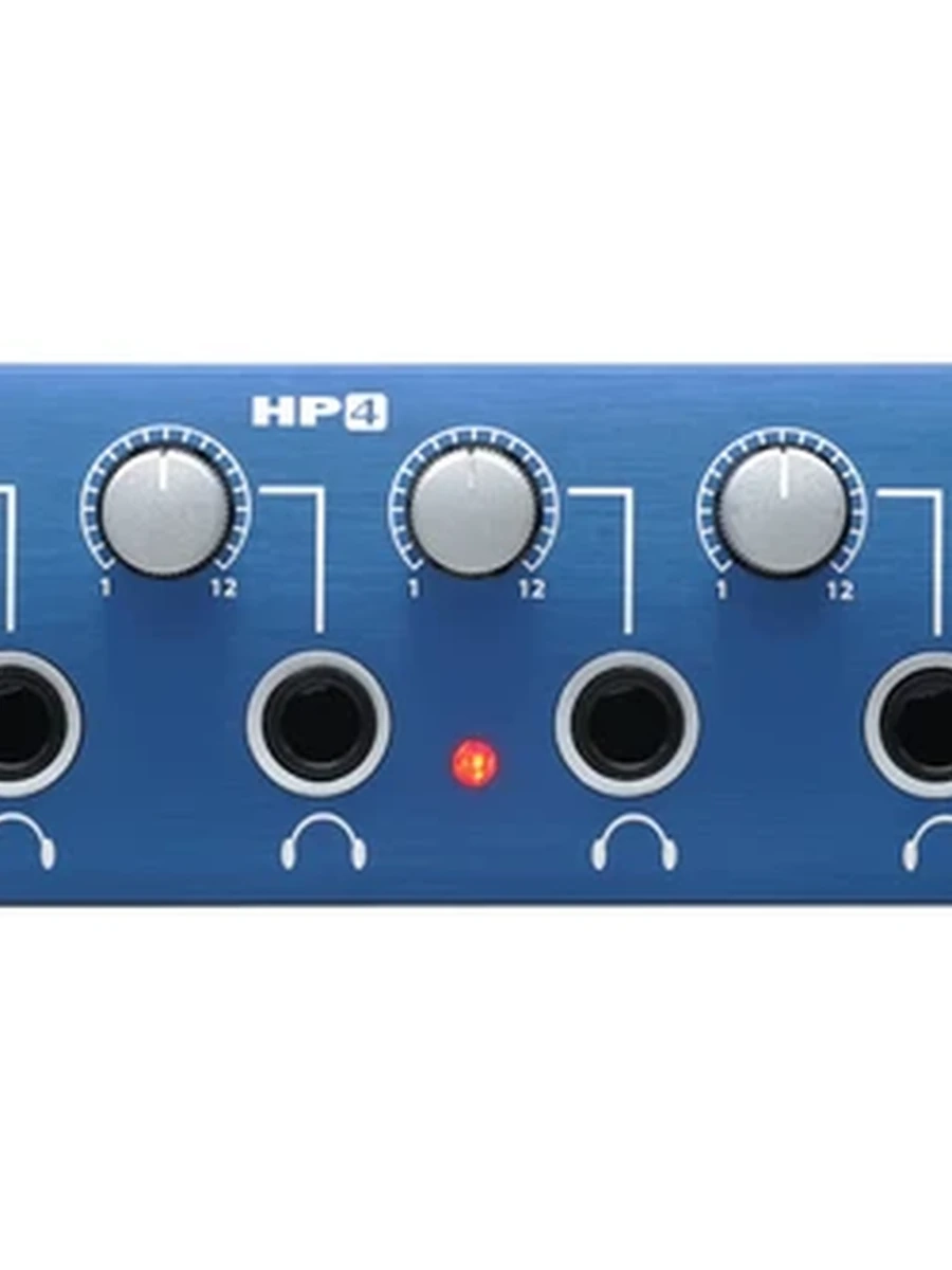 PRESONUS HP4 4-Channel Headphone Amplifier, Blue, 220-240V EU PreSonus
