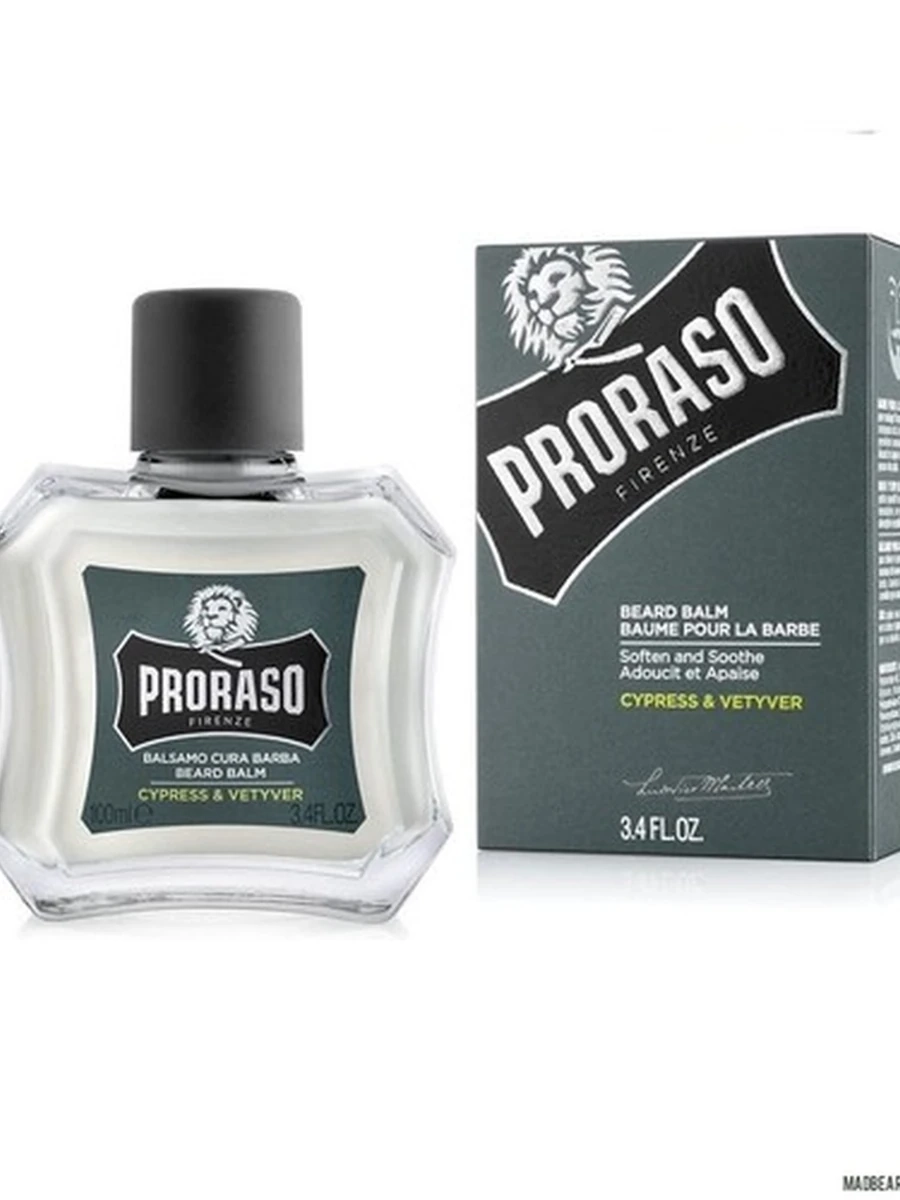 PRORASO бальзам для бороды CYPRESS&VETYVER 100мл