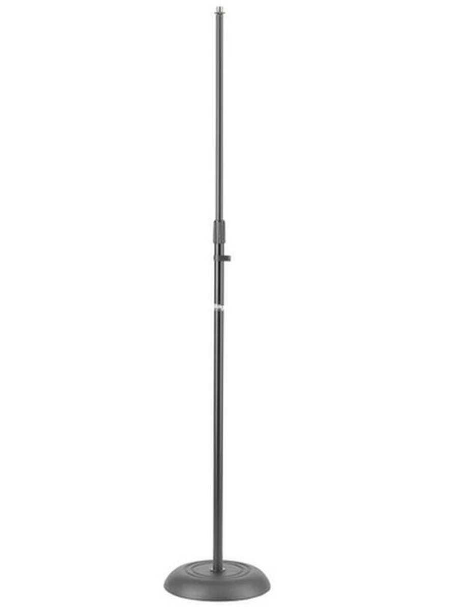 Stagg MIS−1120BK Микрофонная напольная стойка, прямая на блине Stagg