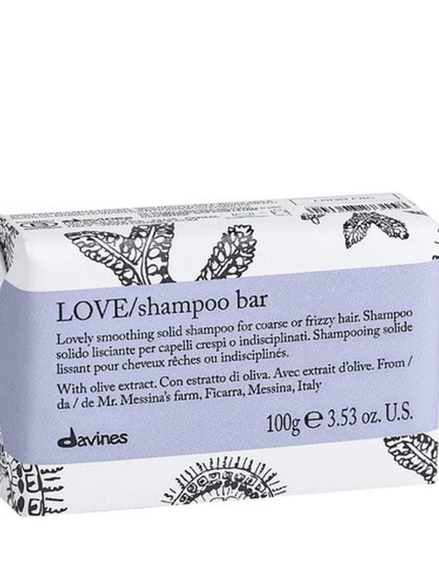 ТВЁРДЫЙ ШАМПУНЬ LOVE/ ДЛЯ РАЗГЛАЖИВАНИЯ ЗАВИТКА 100ГР. - LOVE/SHAMPOO BAR 100GR