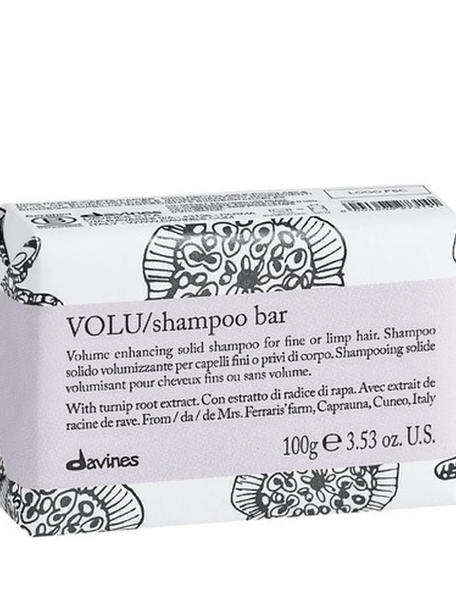 ТВЁРДЫЙ ШАМПУНЬ VOLU/ДЛЯ ПРИДАНИЯ ОБЪЕМА ВОЛОСАМ 100ГР. - VOLU/SHAMPOO BAR 100GR