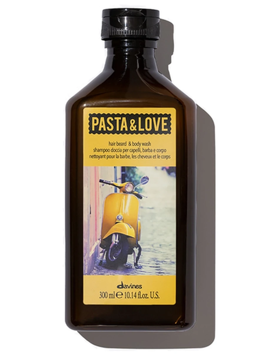 Шампунь 300мл- Pasta&love hair beard&body wash 300ml