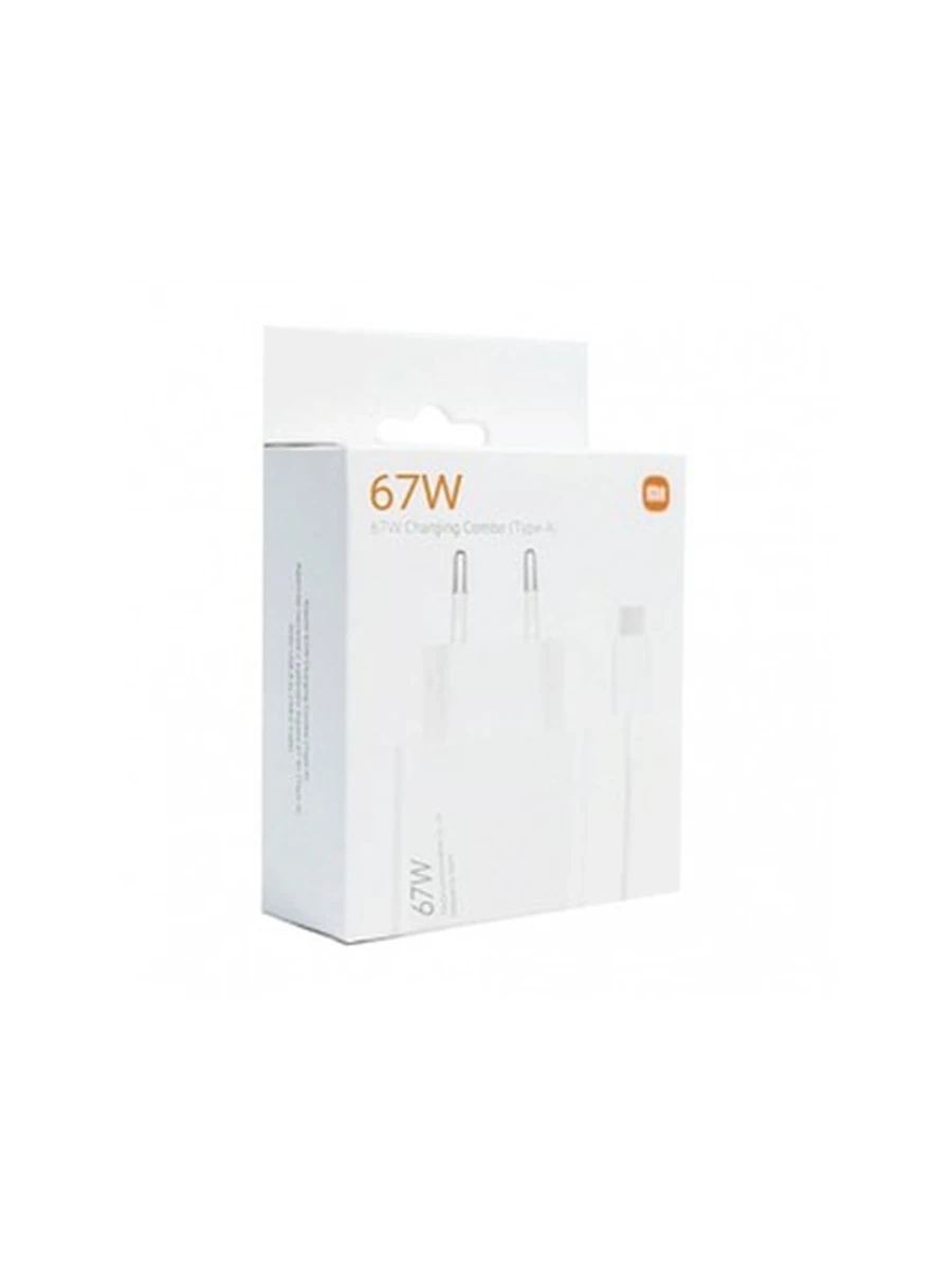 Зарядное Устройство Xiaomi 67W Power Adapter & Type-C Suit 2in1 LUX Copy (White)