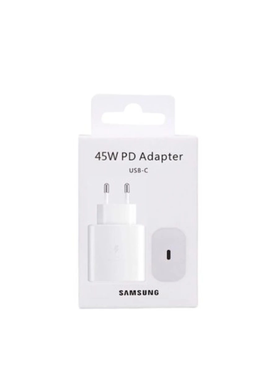 Сетевые адаптеры Samsung 45 Вт White (Lux Copy) в Упаковке