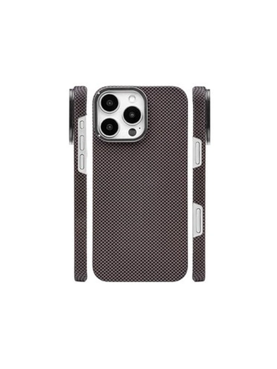 Чехлы MMkio MagSafe ultra thin plastic Iphone 16Pro Max (Brown)