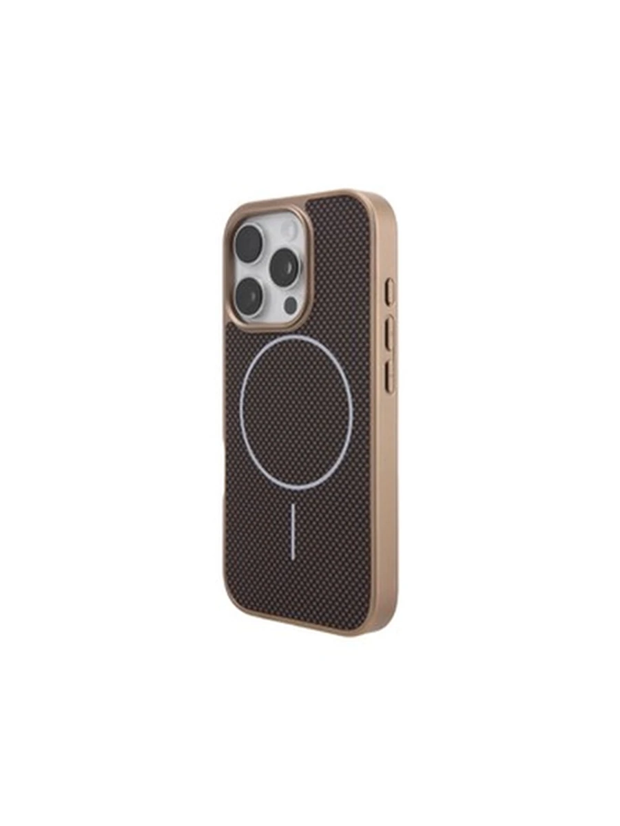 Чехлы MMkio MagSafe gel carbon Iphone 12Pro Max (desert titanium)