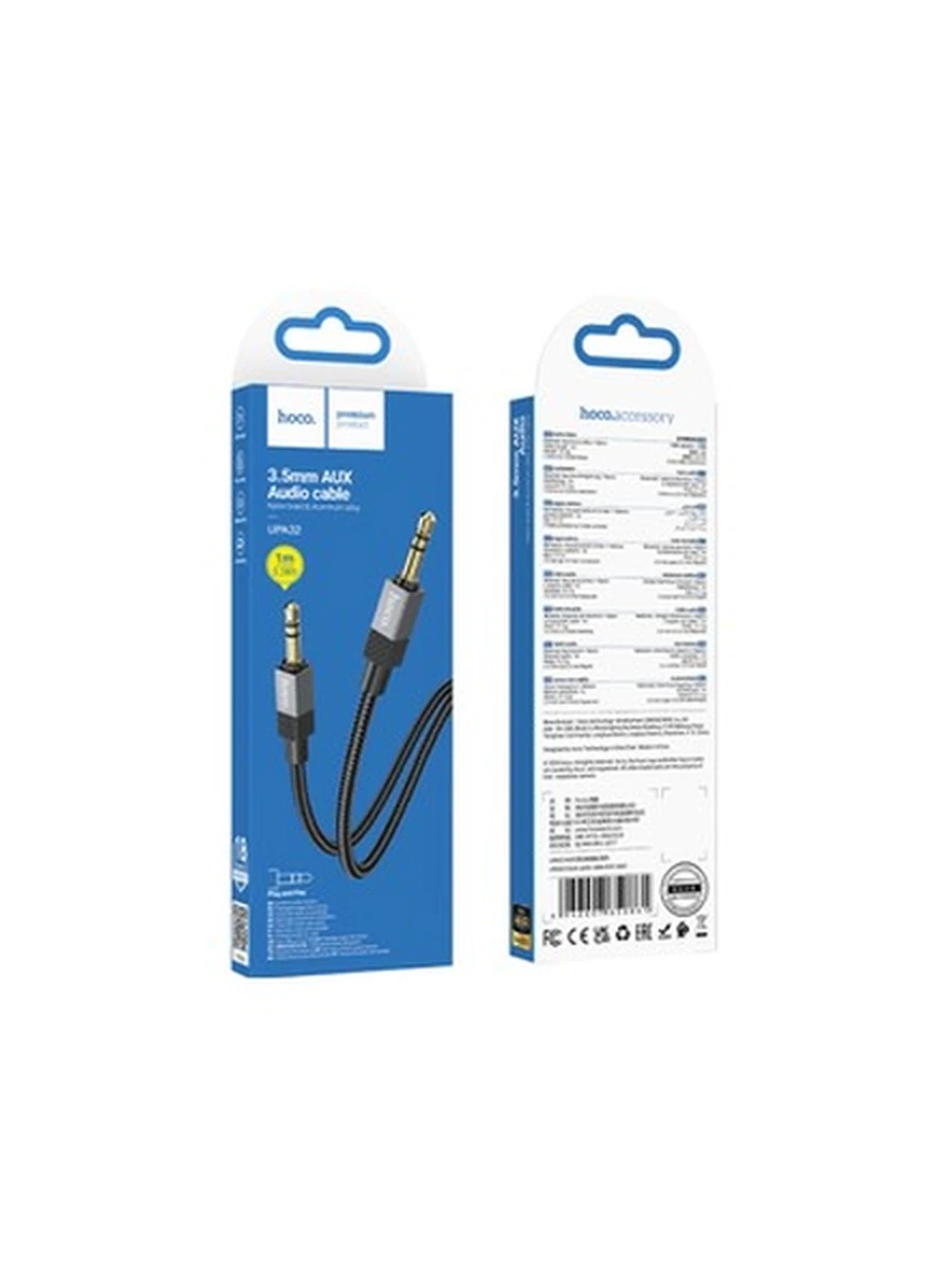 AUX Провода HOCO UPA32 Clever audio cable AUX (Black)