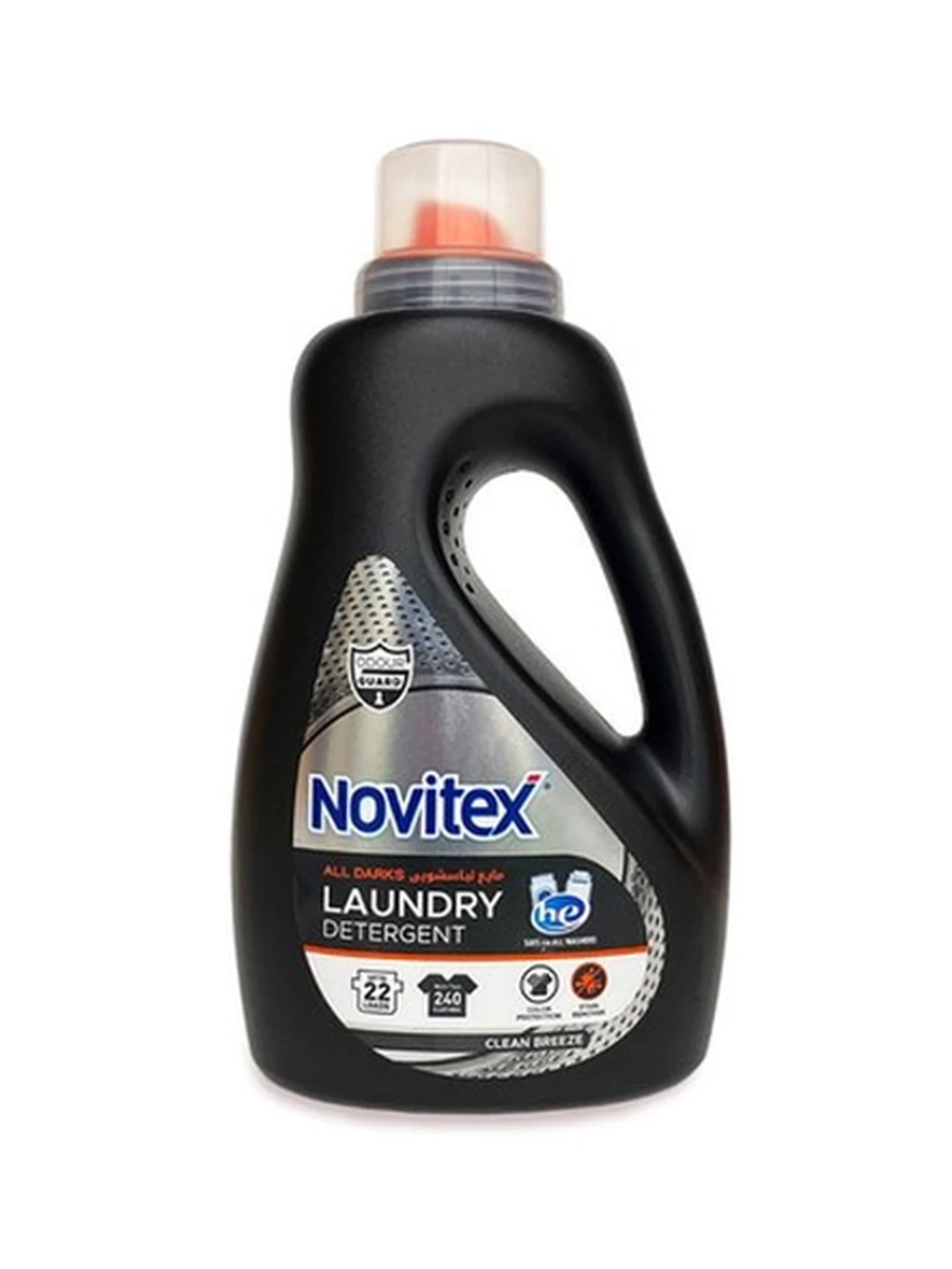 NOVITEX Жидкость для стирки темной одежды 2700 мл(4 шт.в коробке)ALL DARKS LAUNDRY DETERGENT 2700 g