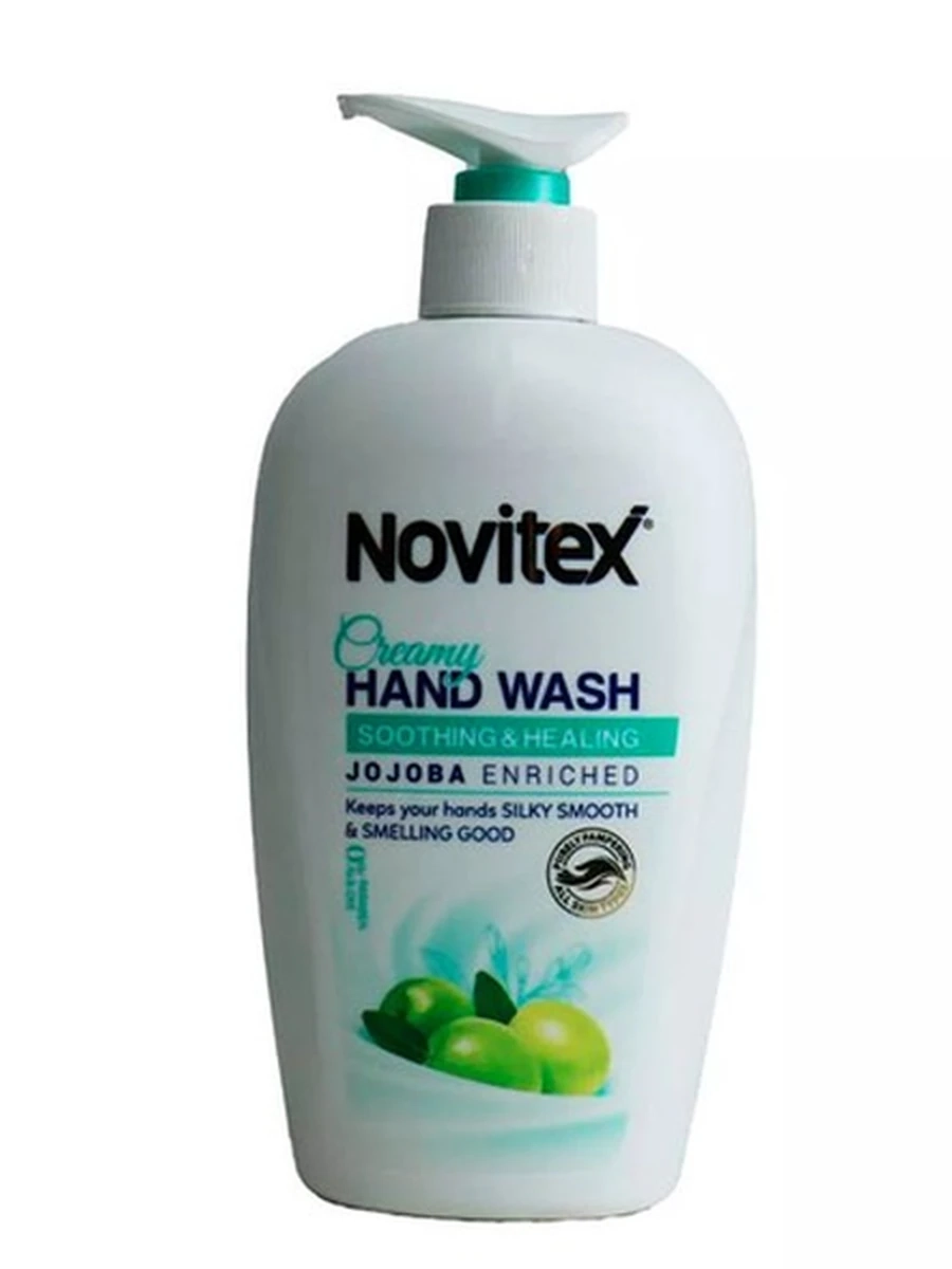 NOVITEX Жидкое крем мыло для рук 500 мл. Жожоба(12 CREAMYшт.в коробке)HANDWASH 500 g JOJOBA