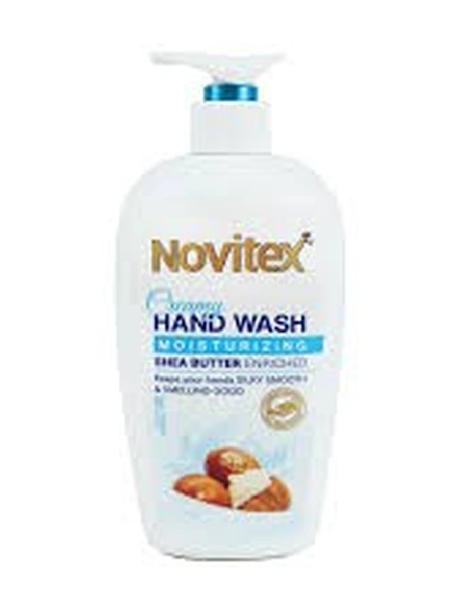 NOVITEX Жидкое крем мыло для рук 500 мл. Масло Ши(12 шт.в  коробке) CREAMY HANDWASH 500 g SHE BUTTER