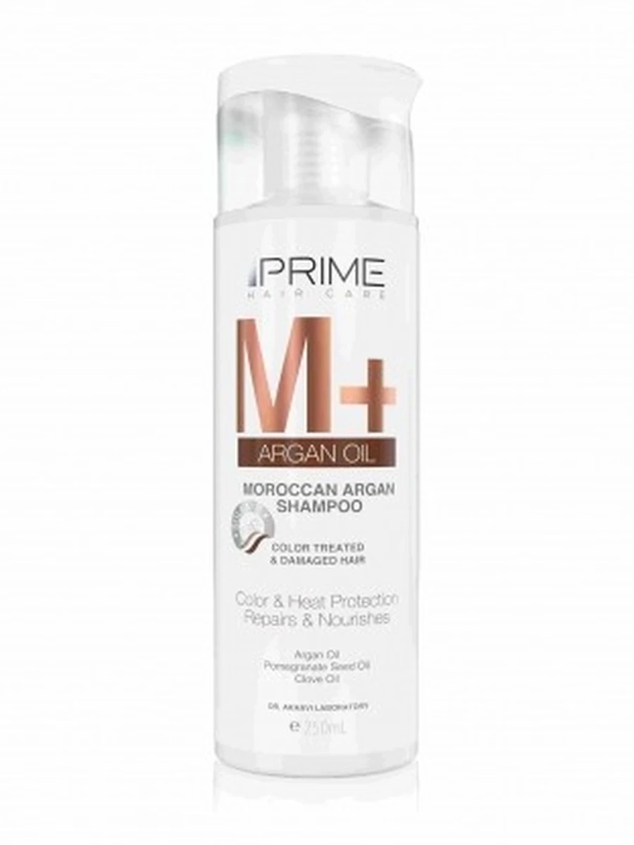 PRIME Марокканский шампунь с аргановым маслом (ARGAN OIL) M+MOROCCAN ARGAN SHAMPOO(ARGAN OIL) 250мл