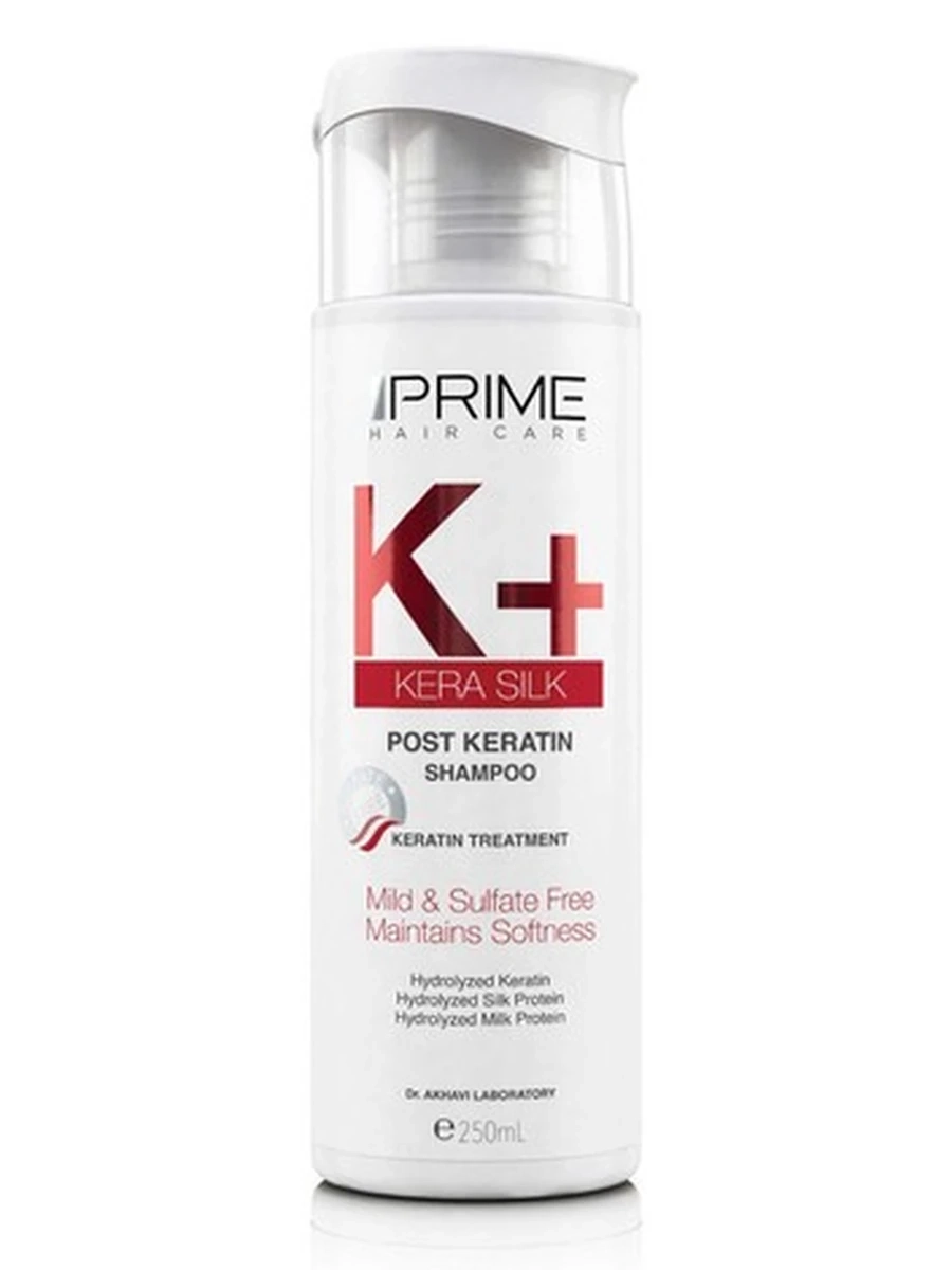 PRIME Шампунь после кератинового выпрямления K+ POST KERATIN SHAMPOO K
