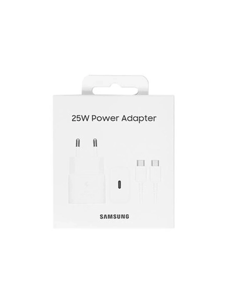 Зарядное устройство Samsung EP-T2510XBBEG Original 25 Вт Compact Desing USB Type-C toC Cable White