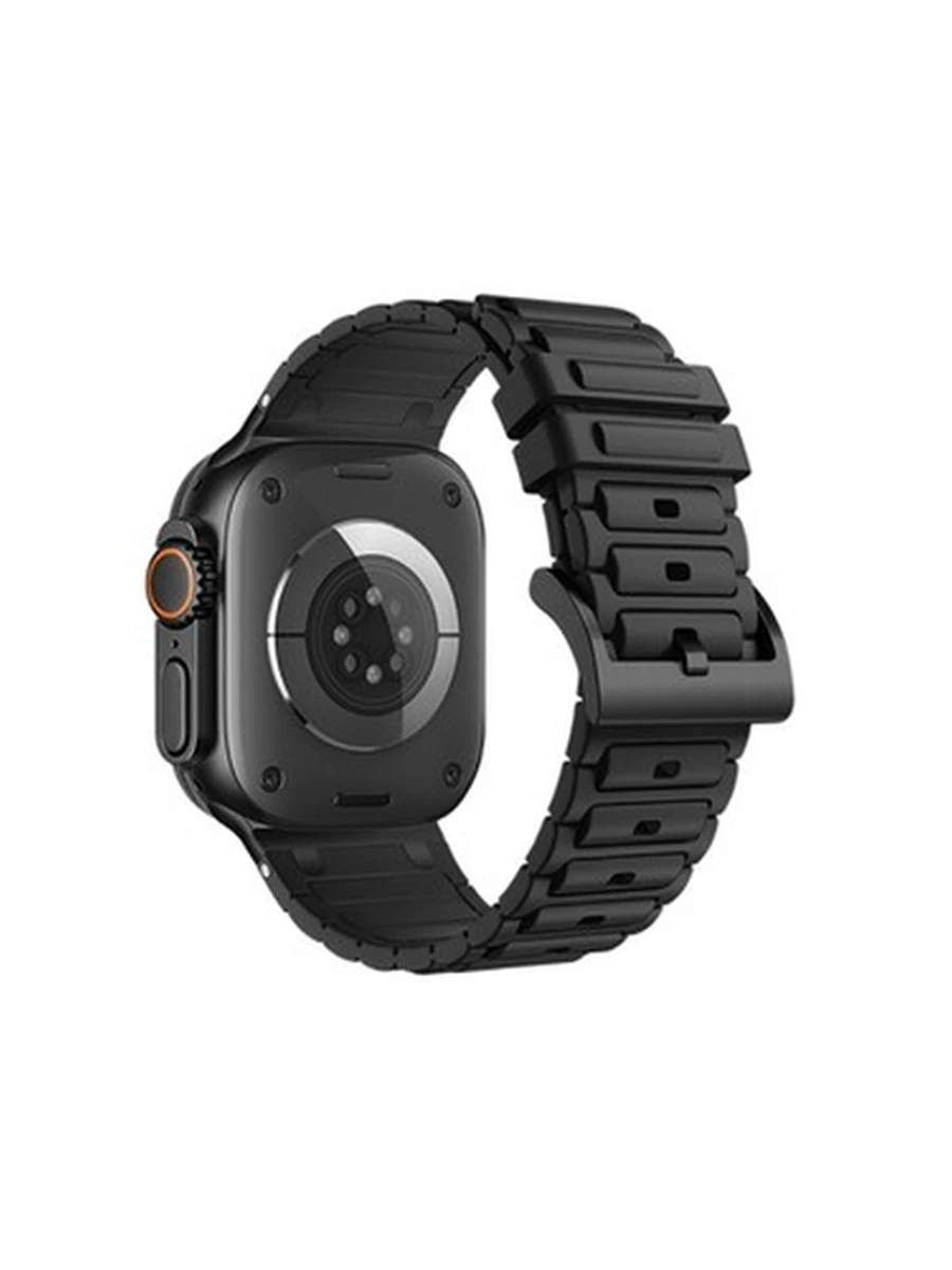 Ремешки HOCO iWatch WA35 Emir series thickened silicone strap(44/45/46/49mm) black
