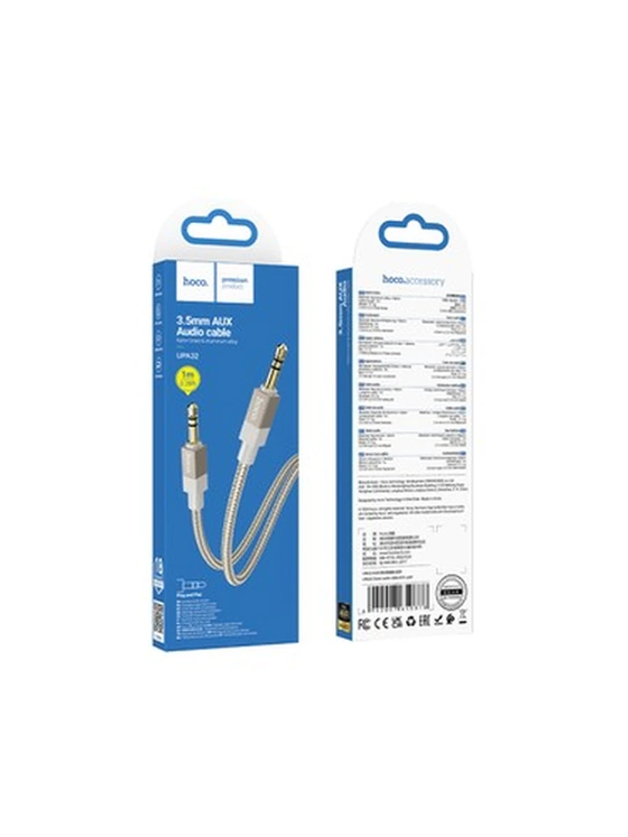 AUX Провода HOCO UPA32 Clever audio cable AUX  (Black)