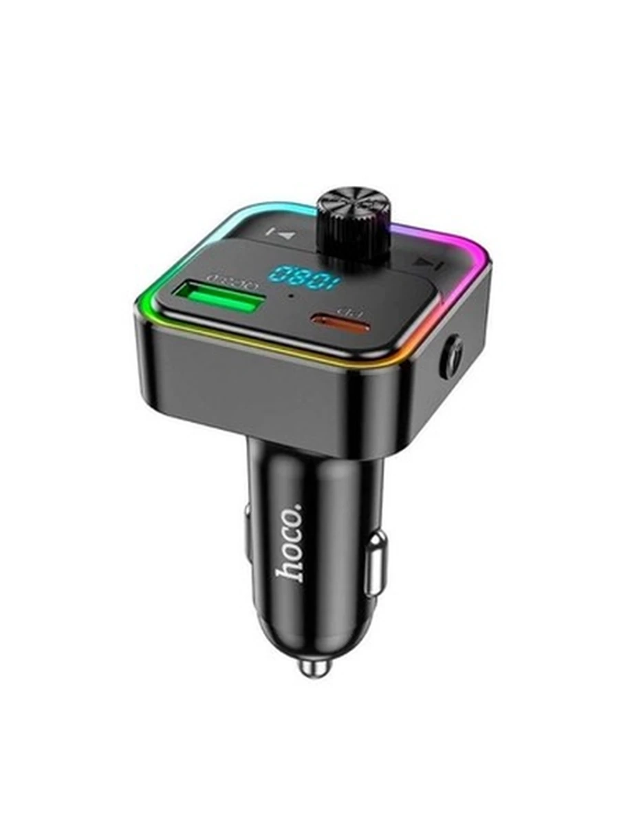 Модулятор bluetooth HOCO E81 Fantasy PD30W+QC3.0 car BT FM transmitter