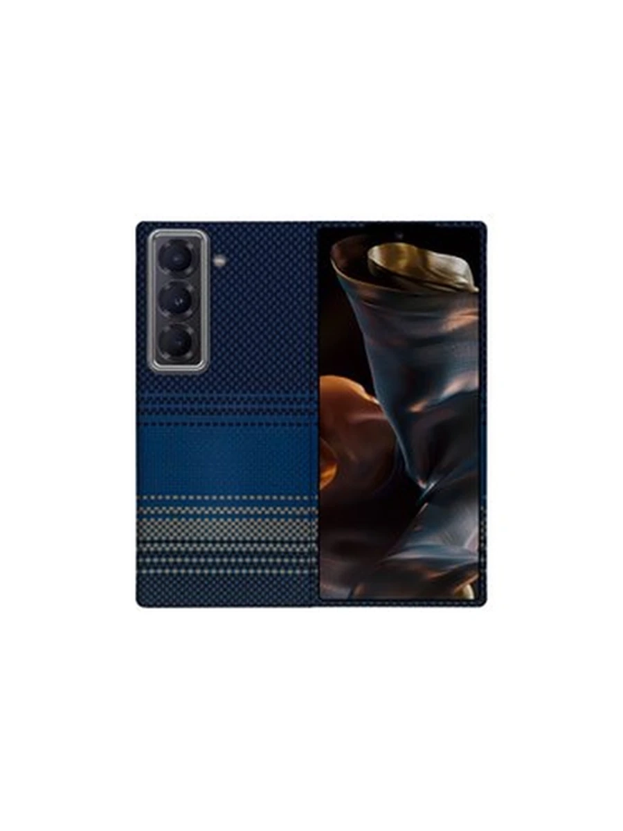 Чехлы BOOMGOOD VIP Sumptuous Aramid Fiber Phone Case&Tempered Glass Samsung S 25Ultra (Blue)