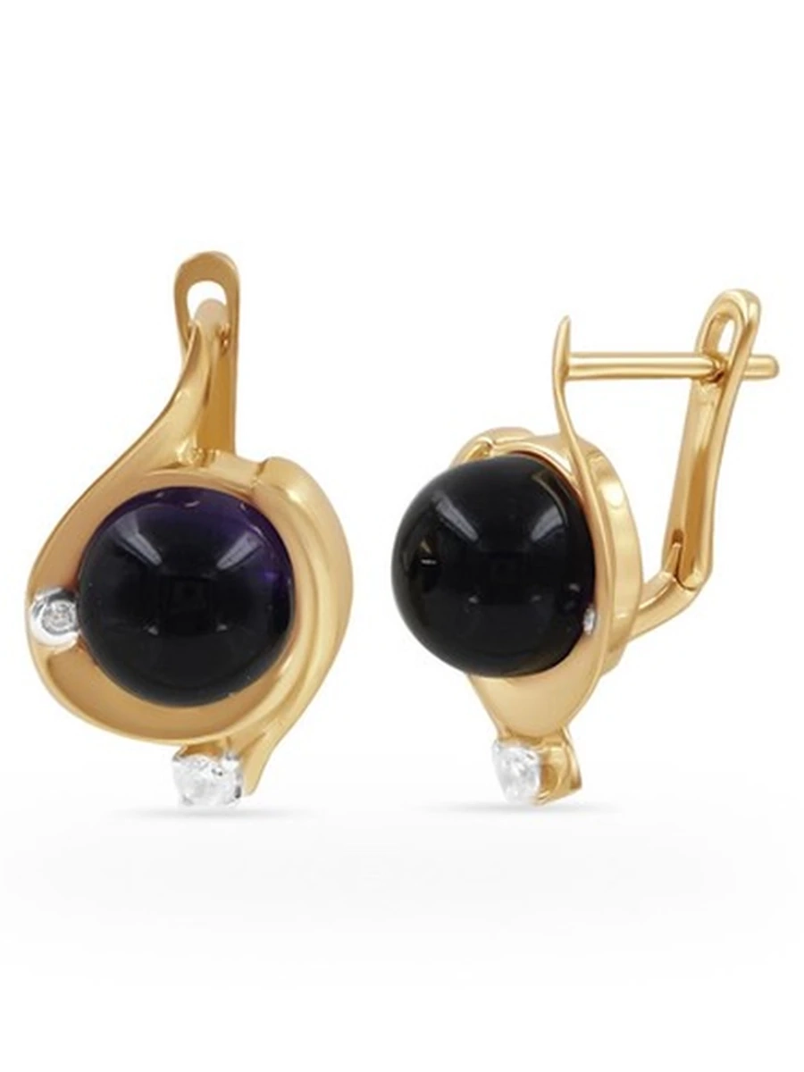 серьги с камнем_7.1600
