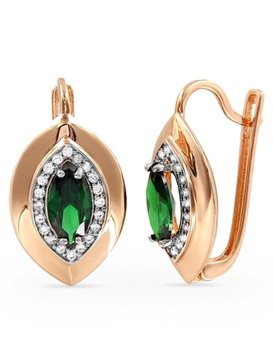 серьги с камнем_5.2200