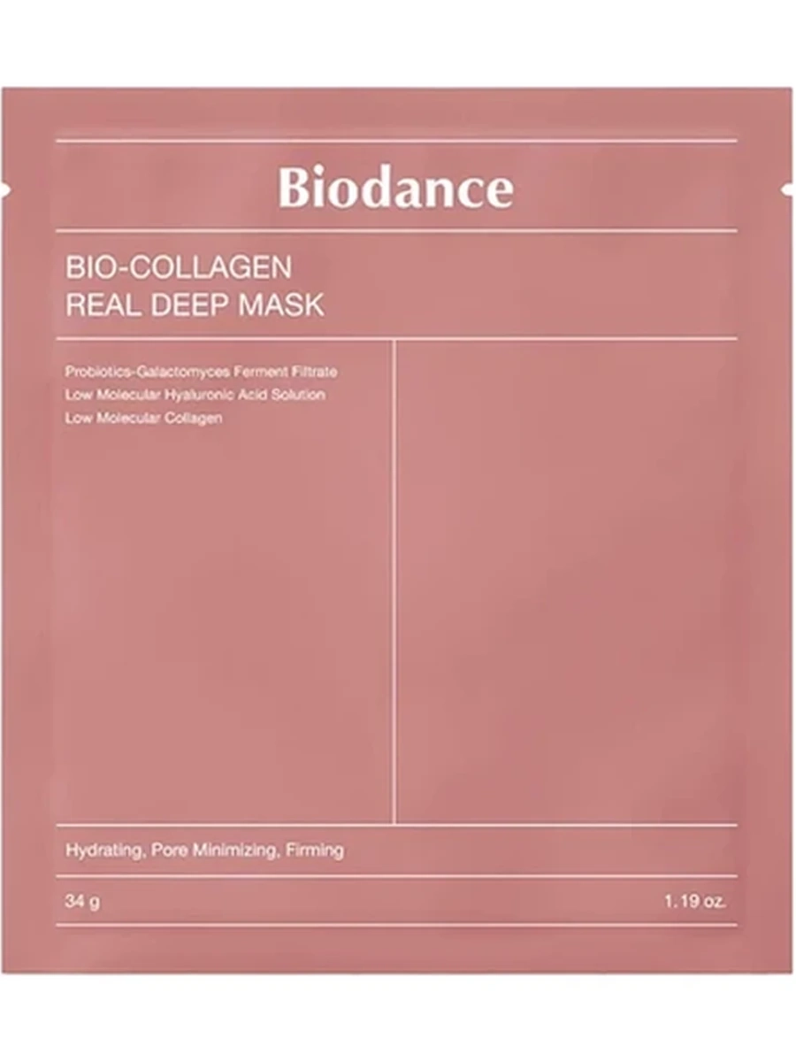 Маска для лица тканевая Biodance Гидрогелевая Bio Collagen Real Deep Mask 34gr 008854