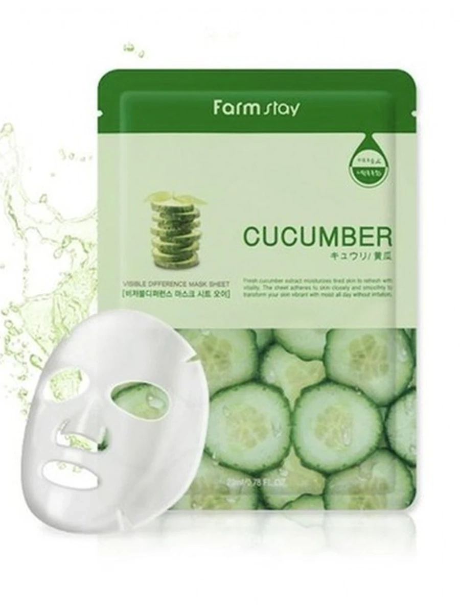 Маска для лица тканевая Farmstay Cucumber МА03060