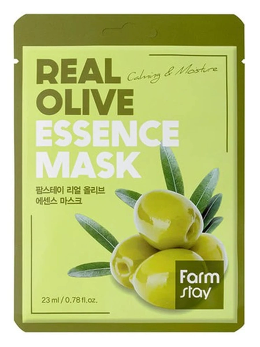 Маска для лица тканевая Farmstay REAL OLIVE ESSENCE MASK 23 ml 007792