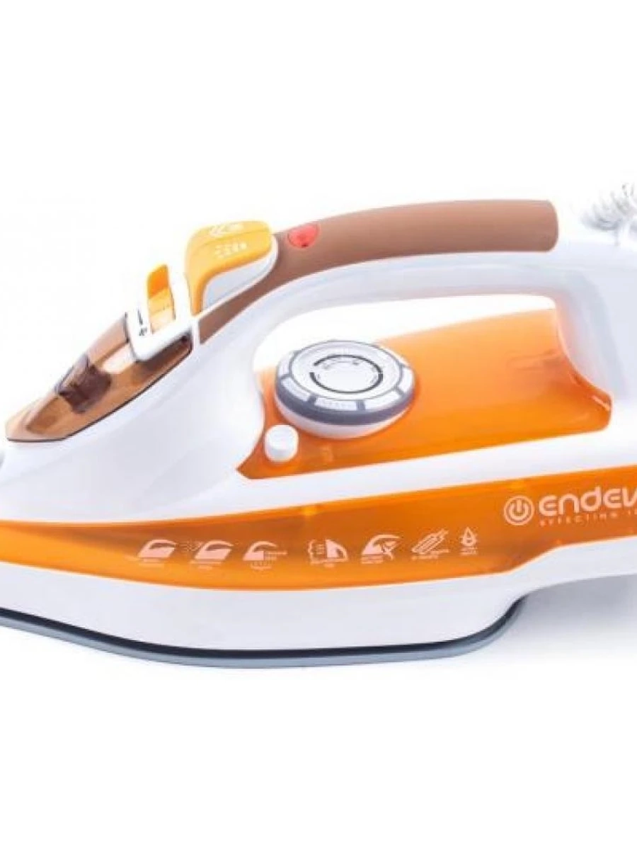 Утюг Endever Skysteam-716 бело-оранжевый
